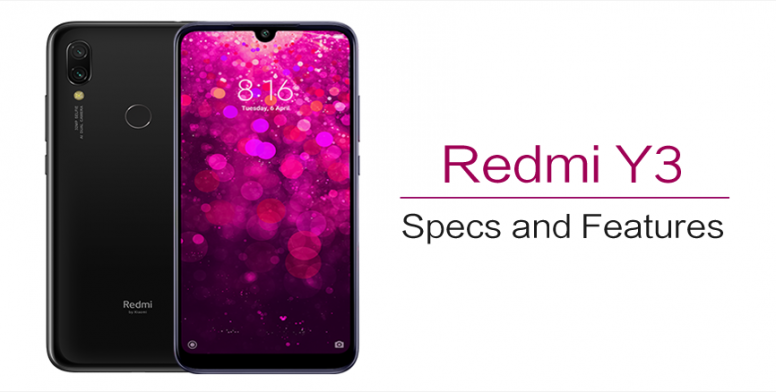 redmi y 3 specification